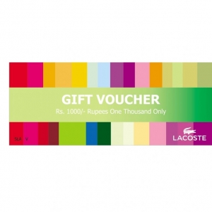 Lacoste Gift Voucher - Rs. 1000