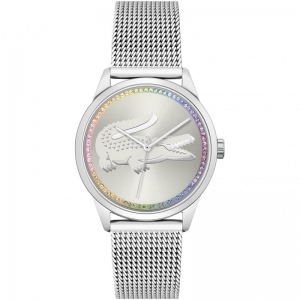 Women's Lacoste Ladycroc Quartz Silver Crystal Round Dial Watch