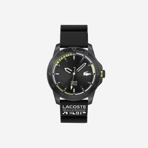 Men's Lacoste Regatta Quartz Black Round Dial Watch