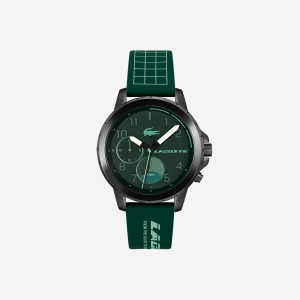 Men’s Endurance Multifunctional Green Silicone Watch
