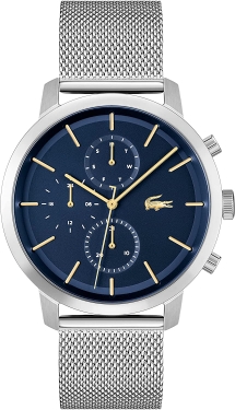 Lacoste Replay Multifunction Blue Round Dial Men's Watch 