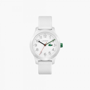 Kid's Lacoste.12.12 Watch with White Silicone Strap