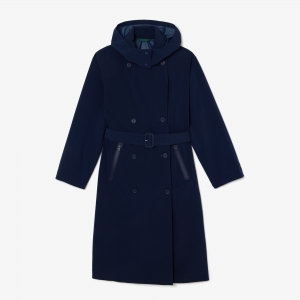 Women's Lacoste Two-Ply Piqu  Oversized Trench Coat