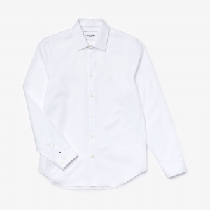 Men's Slim Fit Solid Cotton Shirt
