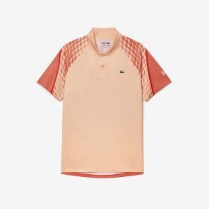 Men's Lacoste Tennis x Novak Djokovic Tricolour Polo Shirt