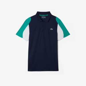 Men's Lacoste SPORT Regular Fit Run-Resistant Pique Tennis Polo Shirt