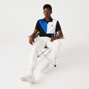 Men's Lacoste SPORT Color-Block Ultra-Dry Pique Tennis Polo Shirt