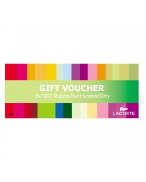 Lacoste Gift Voucher - Rs. 500