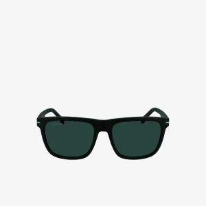 Men’s Lacoste Plastic Lines Rectangular Sunglasses