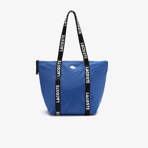 Women's Izzie Branded Handles Nylon Shopping Bag