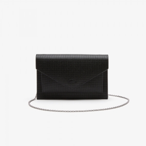 Women's Lacoste Chantaco Smooth Leather Envelope Clutch