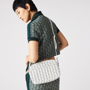 Women's Lacoste Monogram Zip Crossover Bag