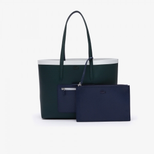 Women's Lacoste Color-Block Reversible Shopping Bag