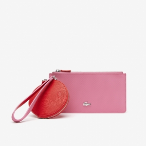 Women's Lacoste Anna Reversible Double Pouch with Lanyard