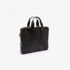 Men's Chantaco Piqué Leather Extra Slim Computer Bag