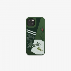 Lacoste Patchwork Print iPhone 14 Case