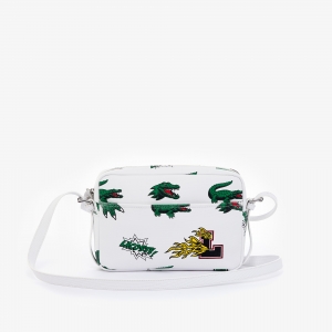 Unisex Lacoste Holiday Comic Effect Print Crossover Bag