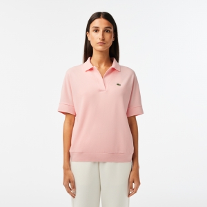 Women's Lacoste Loose fit Flowy Pique Polo Shirt