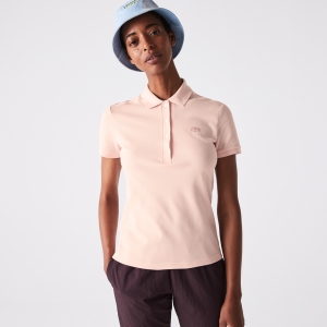 Women's Lacoste Stretch Cotton Pique Polo Shirt