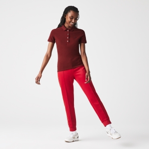Women's Lacoste Slim fit Stretch Cotton Pique Polo Shirt