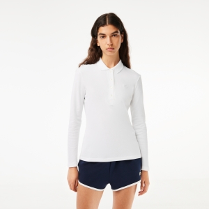 Women’s Slim fit Stretch Piqué Lacoste Polo Shirt