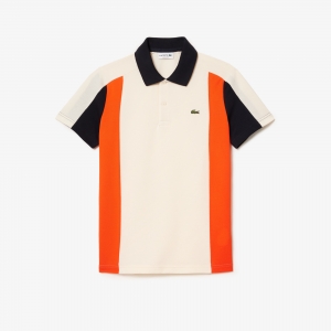 Cotton Piqu  Colourblock Polo Shirt