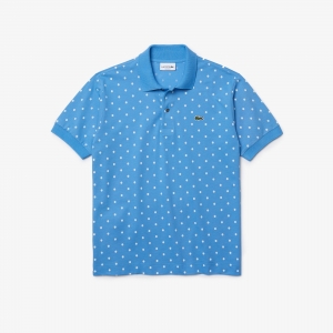 Men's Lacoste Classic Fit Polka Dot Cotton Pique Polo Shirt