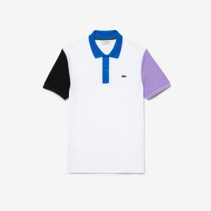 Men's Lacoste Regular Fit Color-block Cotton Petit Pique Polo Shirt