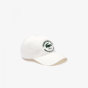 Embroidered Cotton Twill Cap 