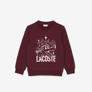 Crocodile Print Cotton Sweatshirt