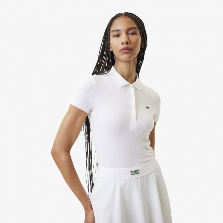 Women's Lacoste Slim fit Stretch Cotton Pique Polo Shirtt