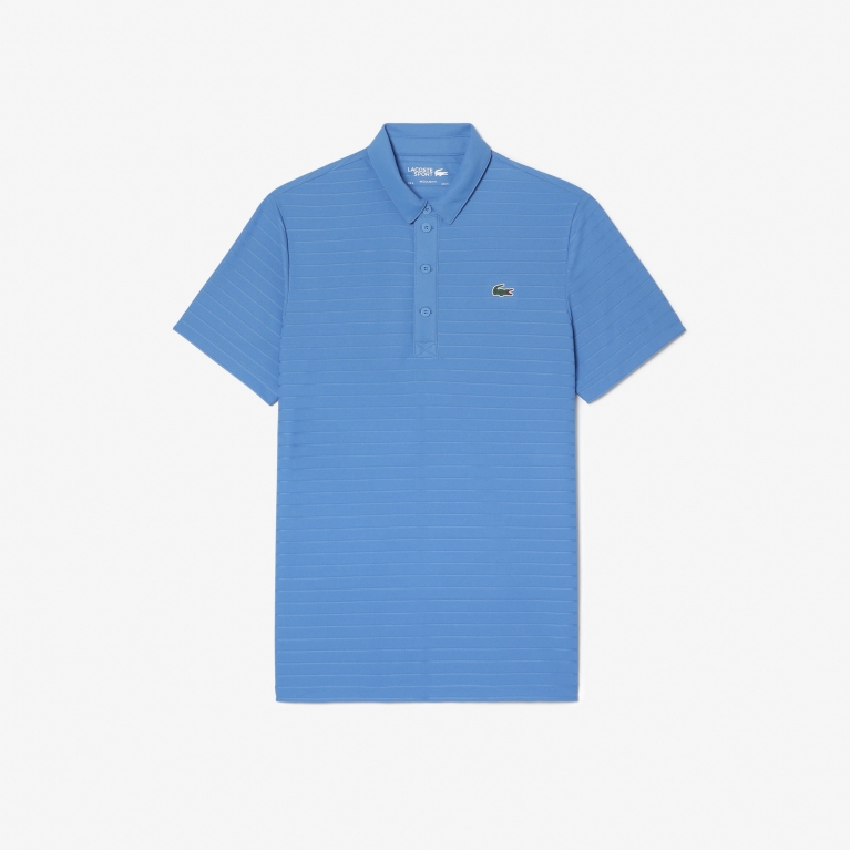Men's Lacoste SPORT Tricolor Stripe Golf Polo Shirt